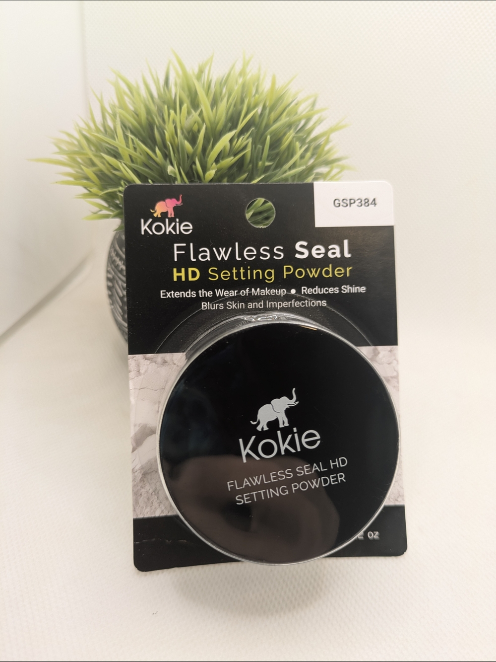 Kokie Flawless Seal HD Setting Powder - Black Compact